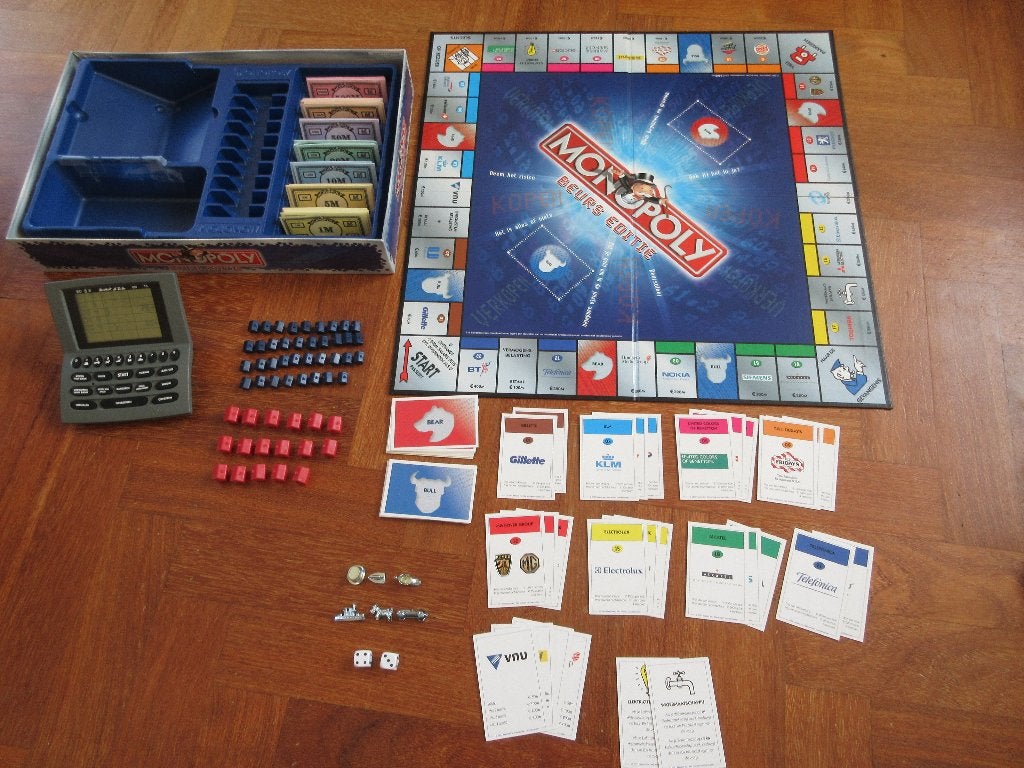 Monopoly Beurs Editie, Een of twee spelers, Ophalen of Verzenden, Gebruikt, Parker