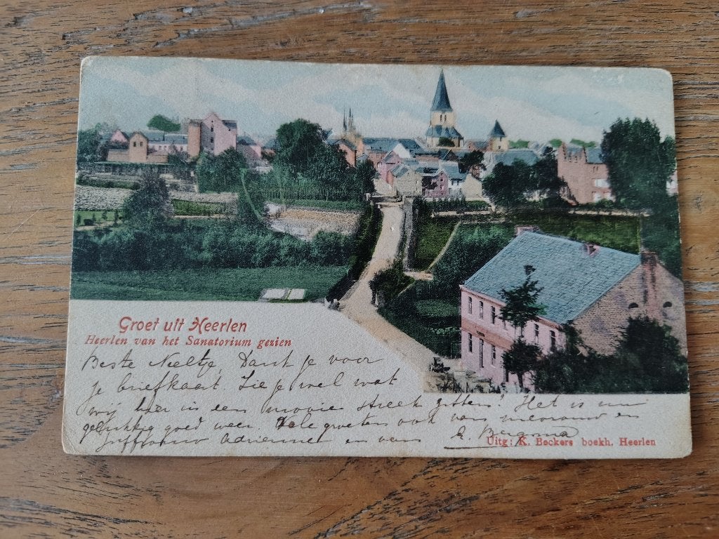 Groet uit Heerlen, Ophalen of Verzenden, Gelopen, Limburg