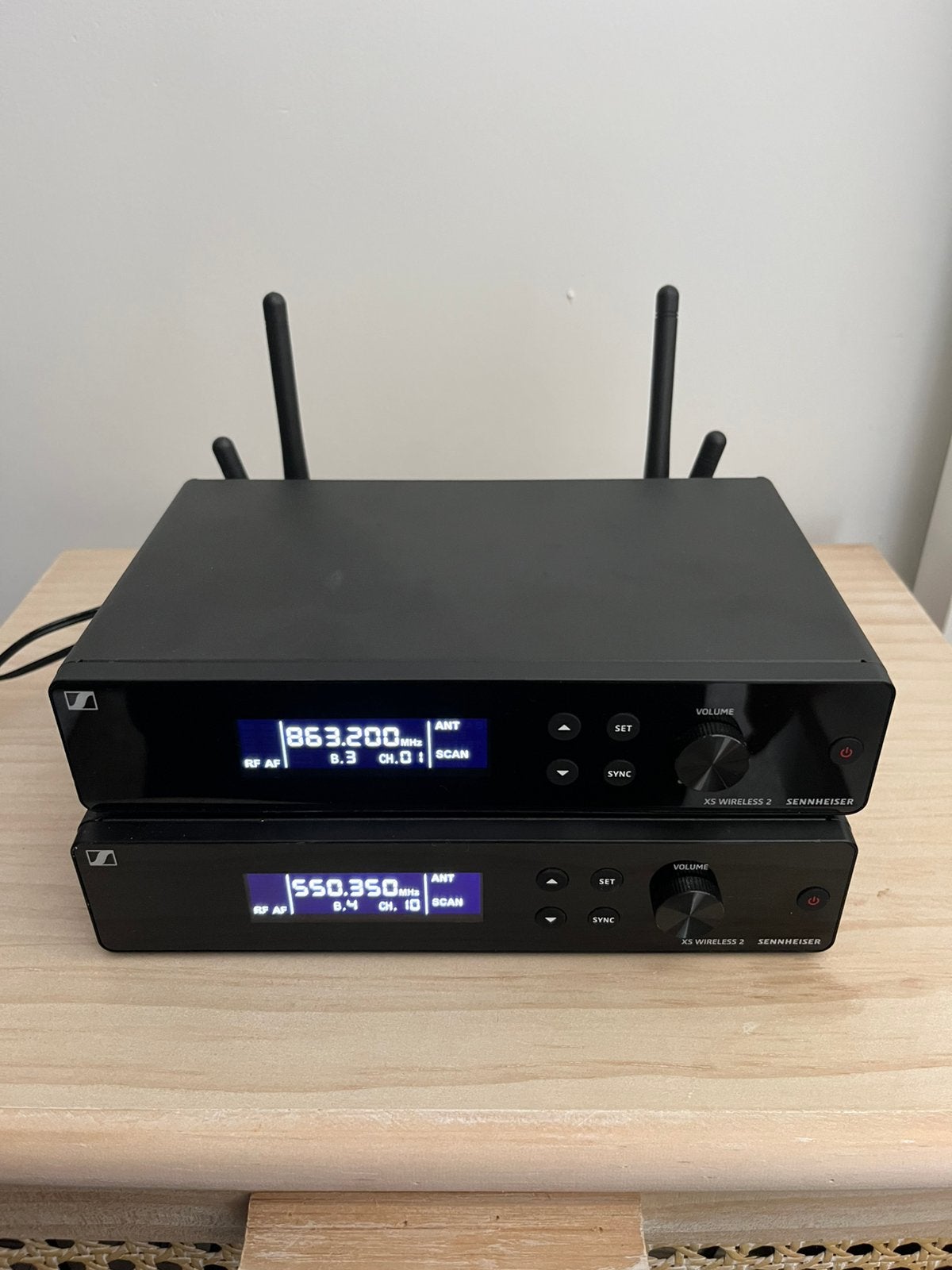 Sennheiser XS Wireless 2 ontvangers – set van 2, Ophalen of Verzenden, Zo goed als nieuw, Overige typen, Draadloos