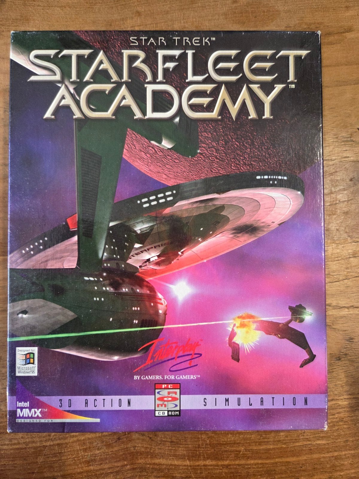 Star Trek: Starfleet Academy PC CD-ROM - Klassieke Simulatie, Gebruikt, 1 speler, Ophalen of Verzenden, Vanaf 12 jaar