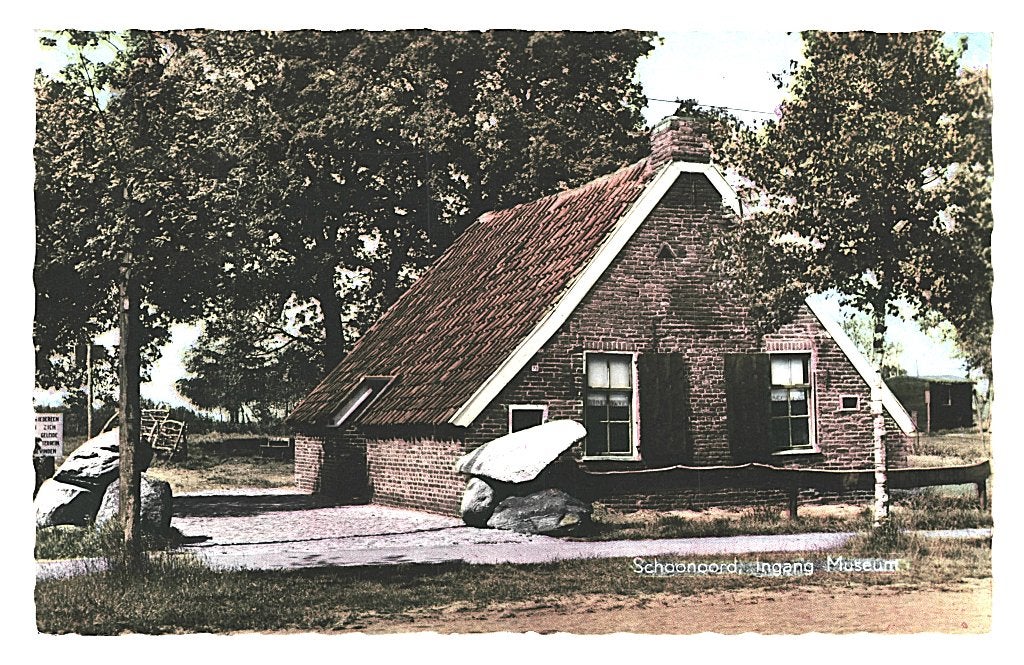 939772 Schoonoord Ingang Museum 1967 Dr Gelopen met zegel, Ophalen of Verzenden, 1960 tot 1980, Gelopen, Drenthe