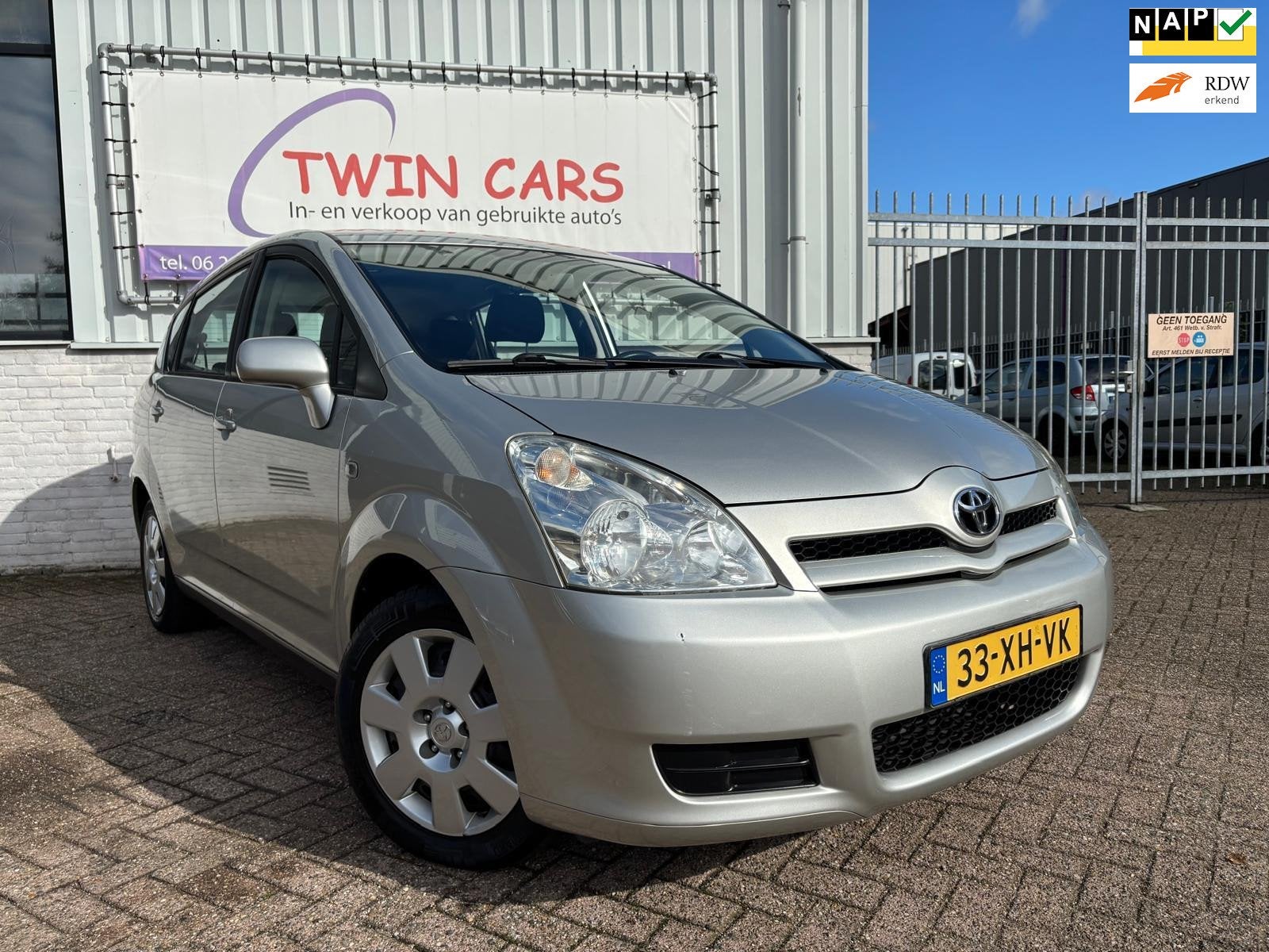 Toyota Verso 1.6 VVT-i Terra, Auto's, Toyota, 450 kg, Gebruikt, 4 cilinders, Origineel Nederlands