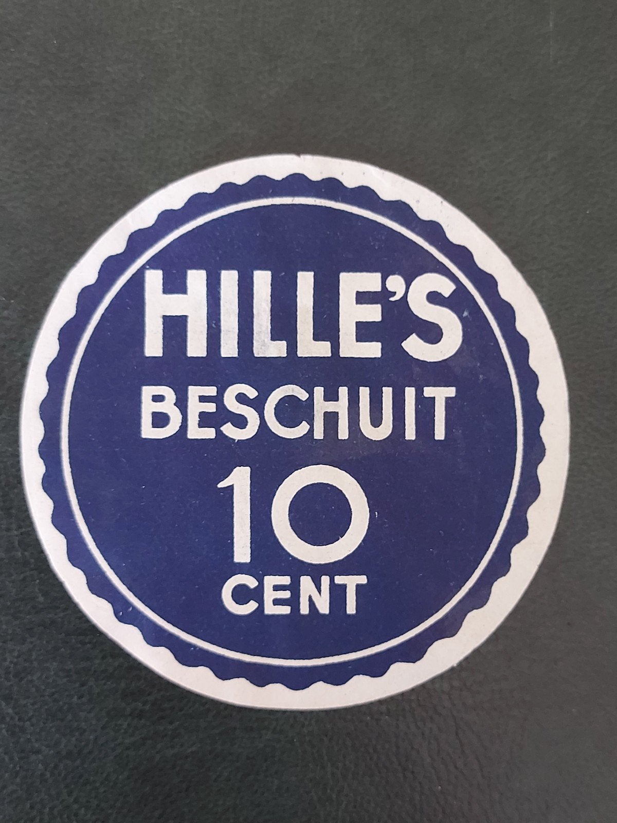 Sluitzegel HILLE'S  Beschuit 10 cent Zaandam, Verzenden, Gebruikt, Overige typen