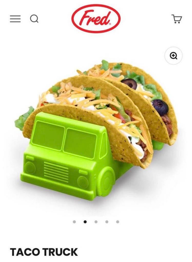 Taco Truck houder - Set van 2 (Groen & Oranje), Overige typen, Kunststof, Ophalen of Verzenden, Zo goed als nieuw
