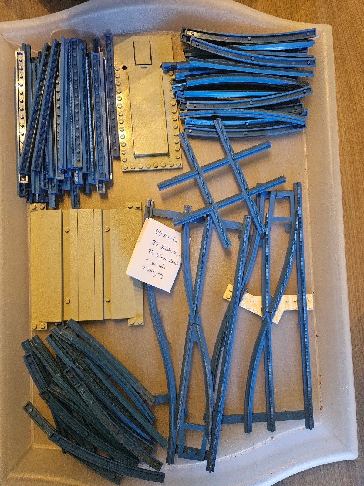 5 kg vintage LEGO incl trein en rails, Ophalen of Verzenden, Gebruikt