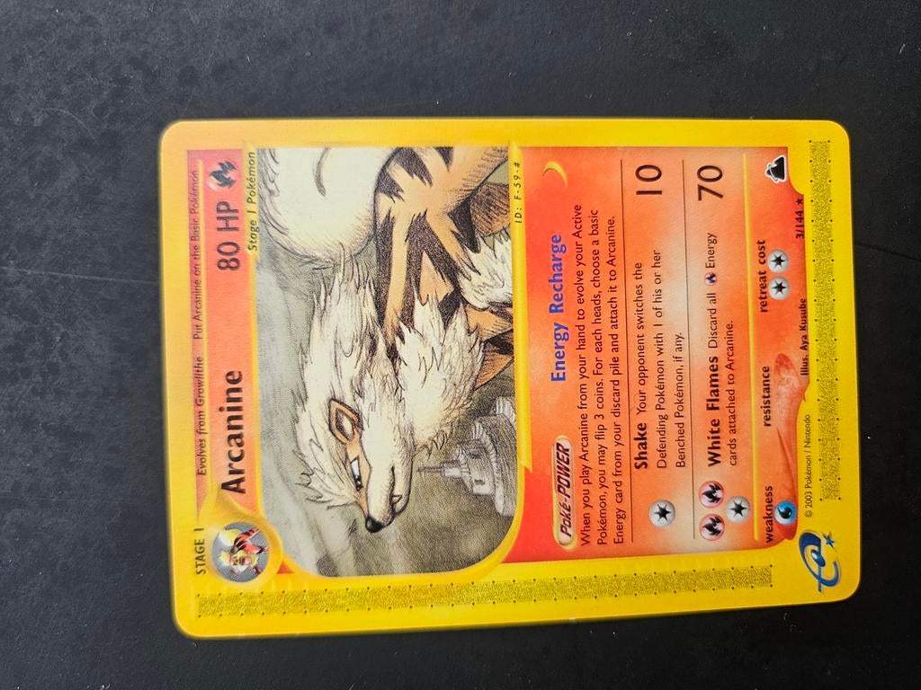 Arcanine 3/144 Skyridge, Ophalen of Verzenden