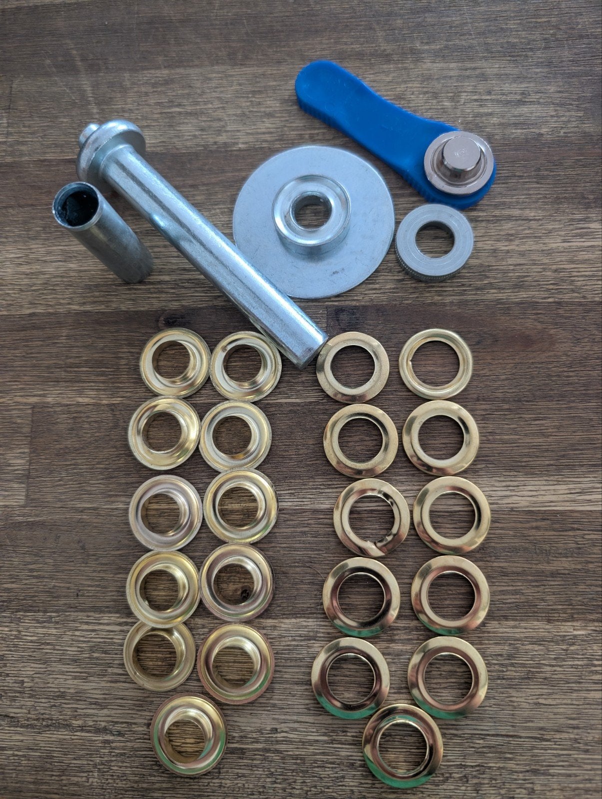 Zeilringen 11mm met bevestigings gereedschap, Ophalen of Verzenden