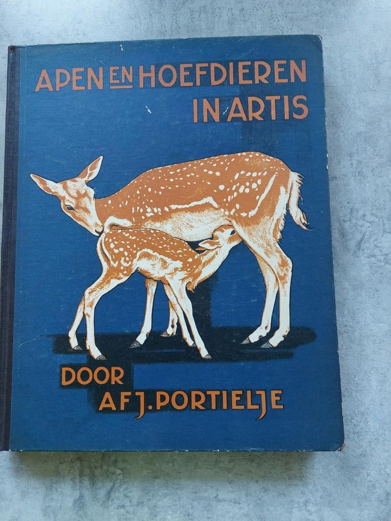 Verkade boek Apen en hoefdieren in Artis, Boeken, Prentenboeken en Plaatjesalbums, Ophalen of Verzenden, Gelezen