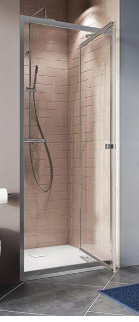 Douchedeur - Draaideur - 90 x 195 cm, Ophalen, Nieuw, Glas, Douche