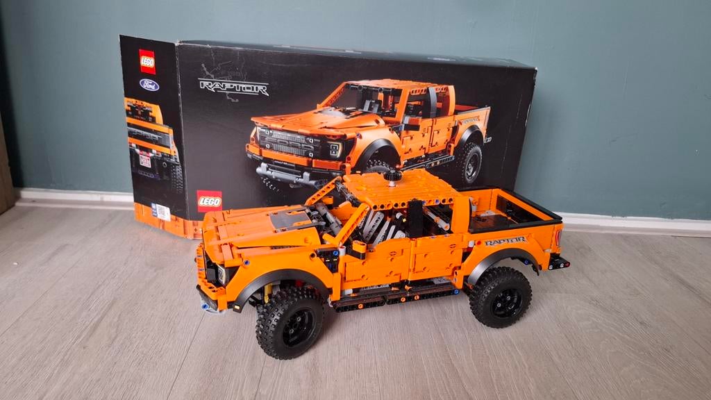 Lego Technic ford raptor F-150 42126, compleet, Compleet, Lego, Ophalen of Verzenden, Zo goed als nieuw