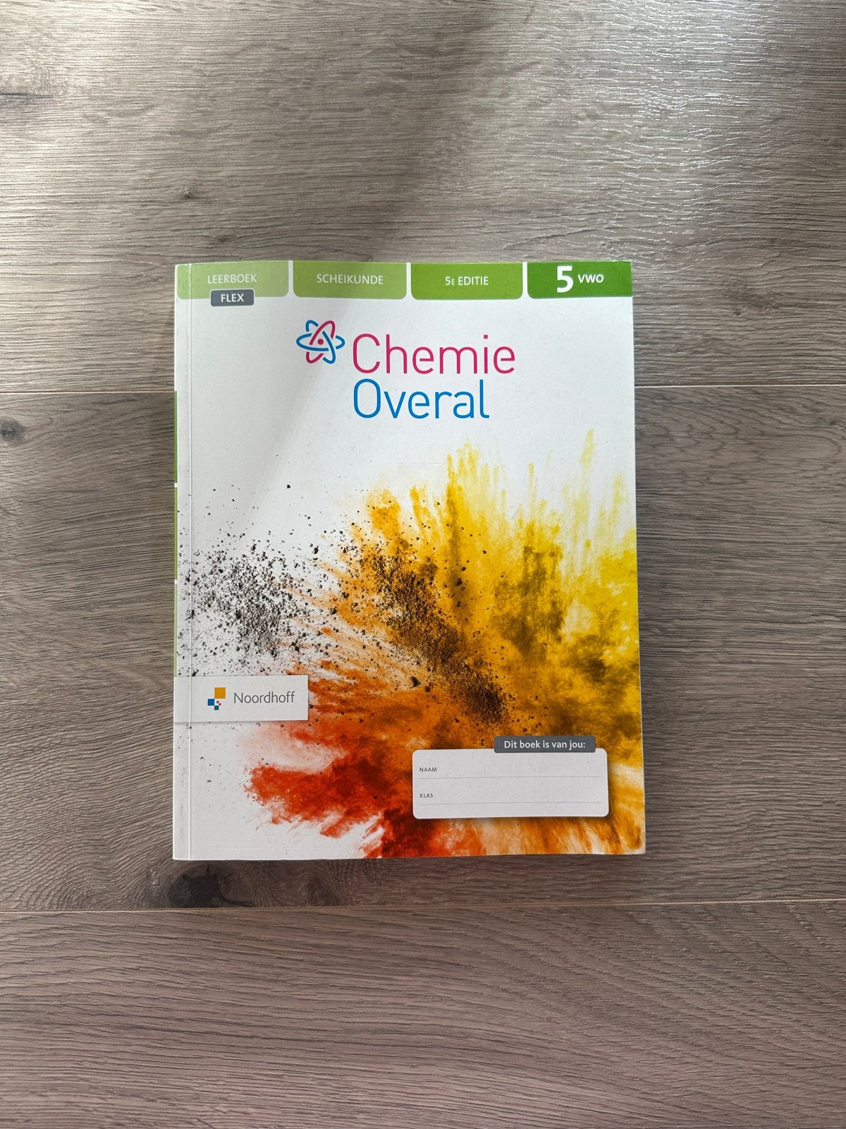 Chemie Overal 5 VWO Scheikunde Leerboek 5e editie, Boeken, Ophalen of Verzenden, Zo goed als nieuw, VWO, Scheikunde