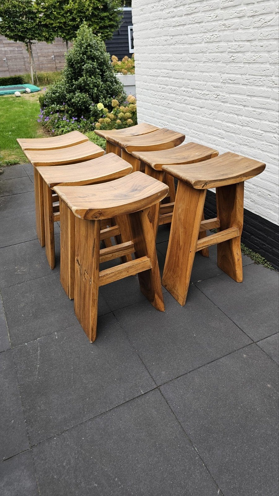 Massief houten barkrukken / boomstamkrukken, 5 krukken of meer, Ophalen, 60 tot 90 cm