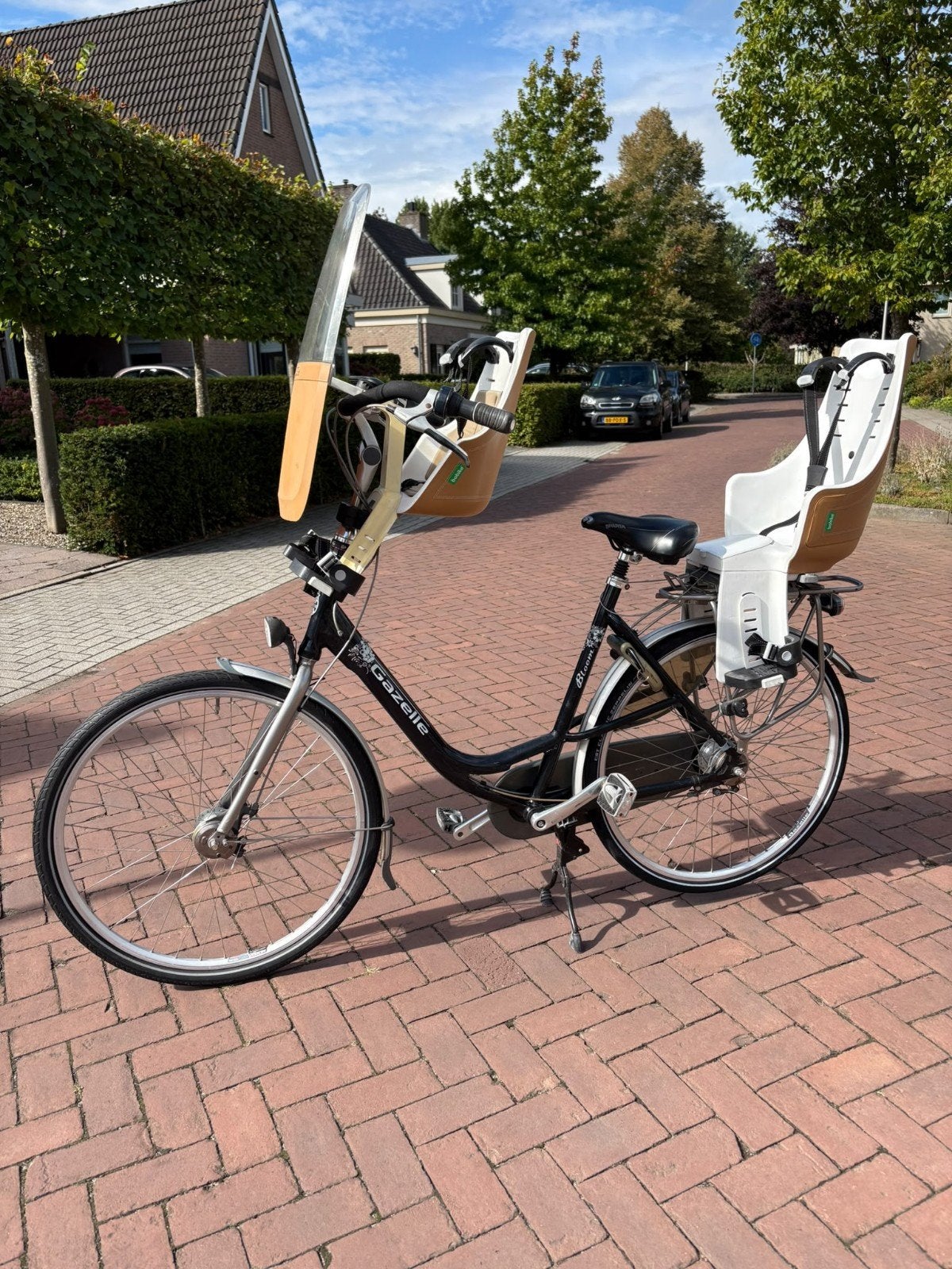 Gazelle Bloom moederfiets met kinderzitjes, Ophalen, Gebruikt, Versnellingen, 56 cm of meer