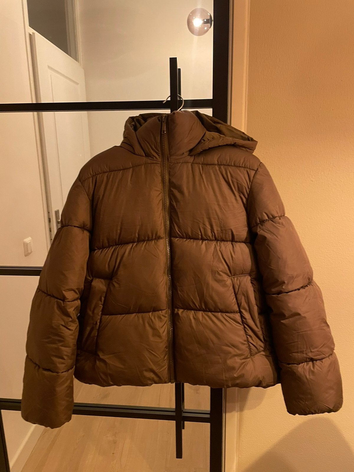 Puffer jacket, Kleding | Dames, Jassen | Winter, Ophalen of Verzenden, Zo goed als nieuw, Bruin