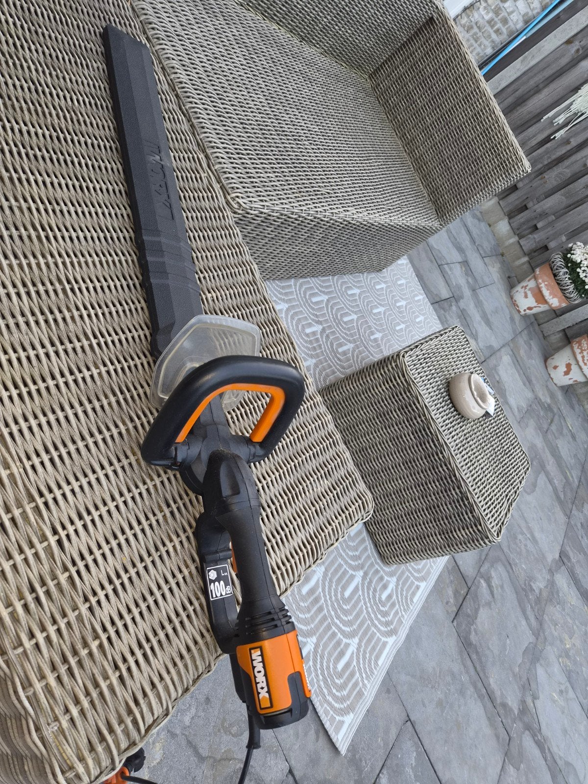 Worx WG210E Heggenschaar 600W, Ophalen, Zo goed als nieuw, Elektrisch, Worx