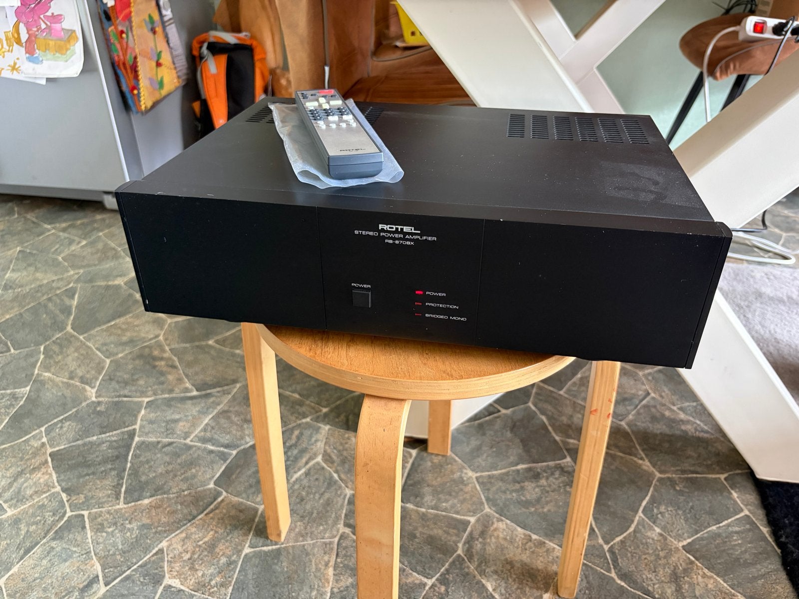 Rotel RB-870BX Stereo Eindversterker - In goede staat!, Ophalen of Verzenden