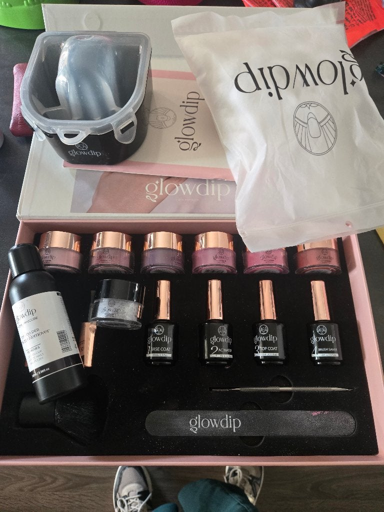 Glowdip starters set, Overige kleuren, Verzenden, Zo goed als nieuw, Handen en Nagels