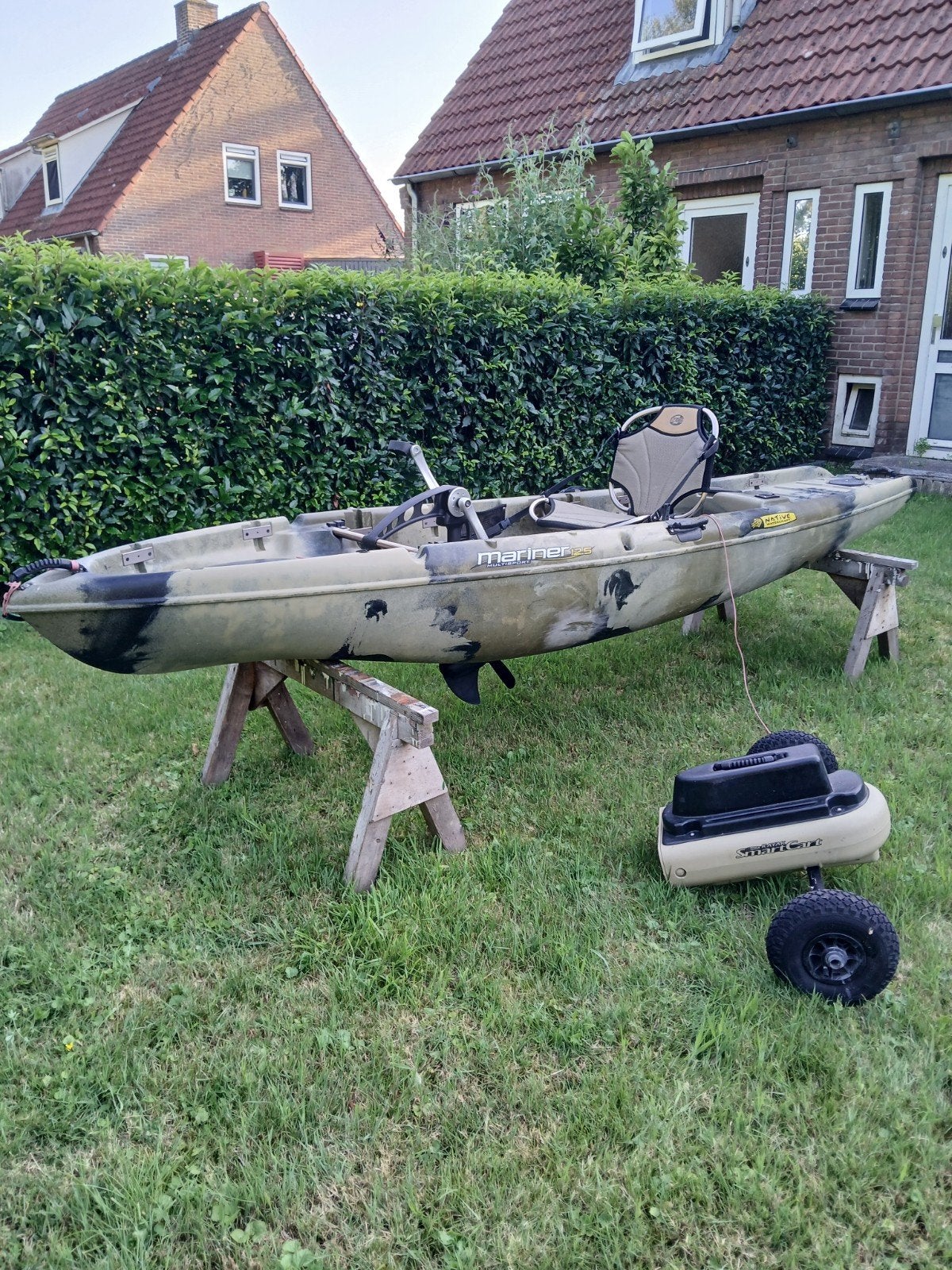 Native Watercraft Mariner met pedaalaandrijving, Watersport en Boten, Ophalen, Gebruikt, 1-persoons