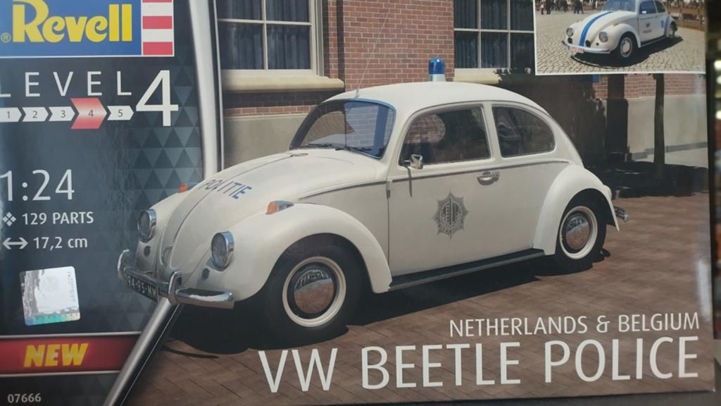 Volkswagen VW Kever Politie Nederland België 1:24 Revell Pol, Auto, Verzenden, ., Revell