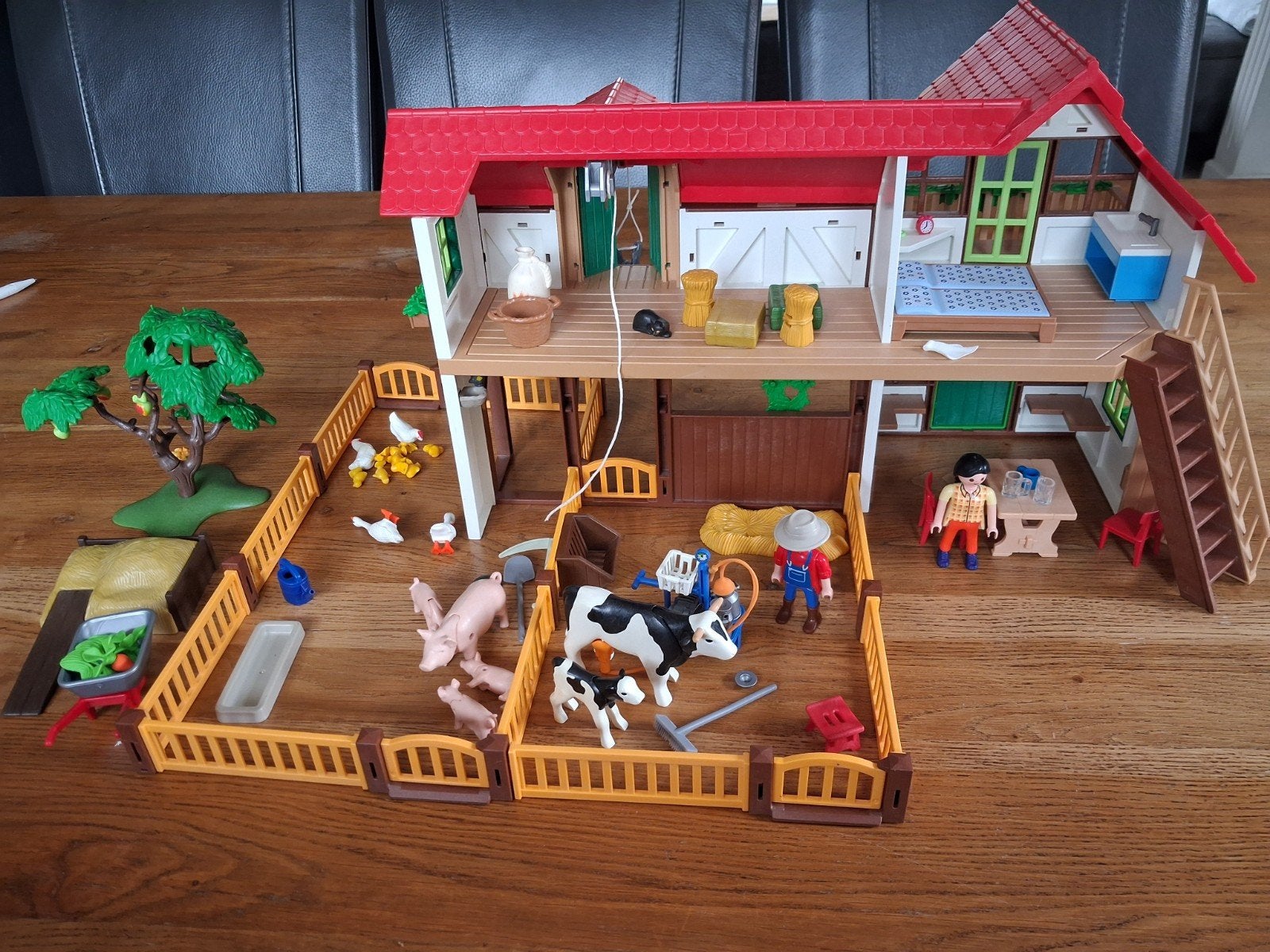 Playmobil grote boerderij setnr 6120, Ophalen of Verzenden, Zo goed als nieuw, Complete set