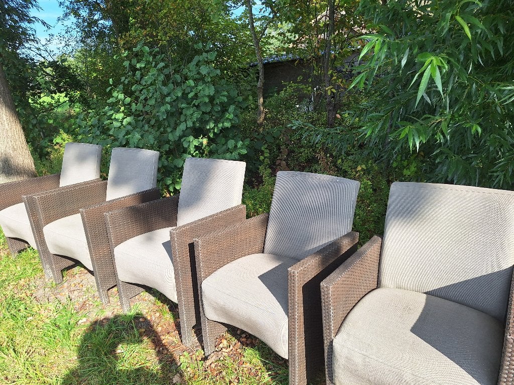 Gratis 6 tuinstoelen