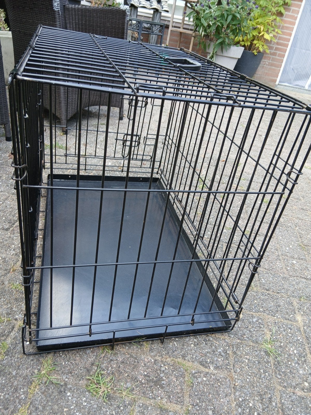 hondenbench, Dieren en Toebehoren, Ophalen, Gebruikt, 75 tot 110 cm, Minder dan 65 cm