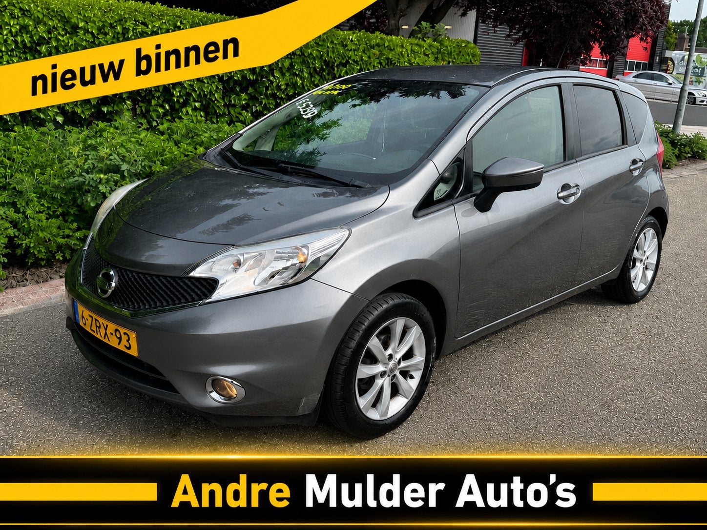Nissan Note 1.2 Dig-s 72KW/98PK 2015 Grijs, Auto's, Voorwielaandrijving, 1025 kg, Bedrijf, Handgeschakeld