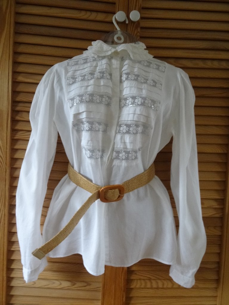 Scatola Magica handgemaakte blouse mt 38, Maat 38/40 (M), Verzenden, Wit, Scatola Magica