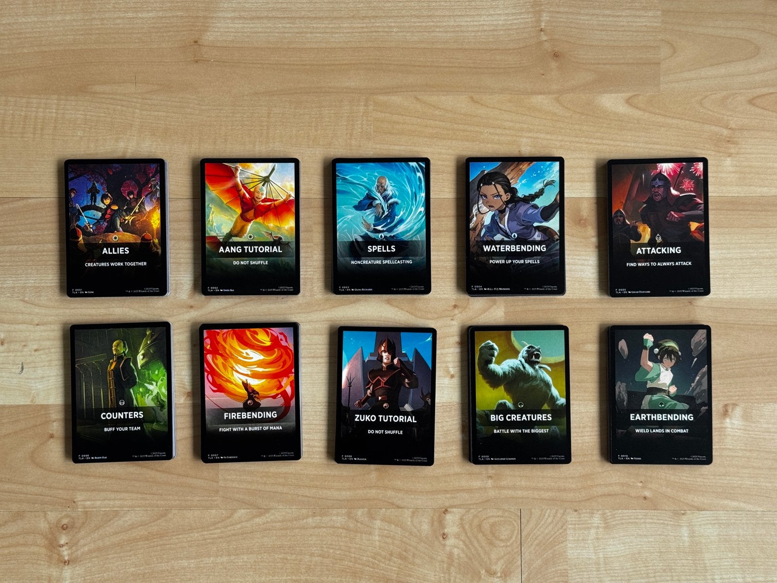 Magic: The Gathering x Avatar TLA Jumpstart Decks, Ophalen of Verzenden, Zo goed als nieuw, Speeldeck