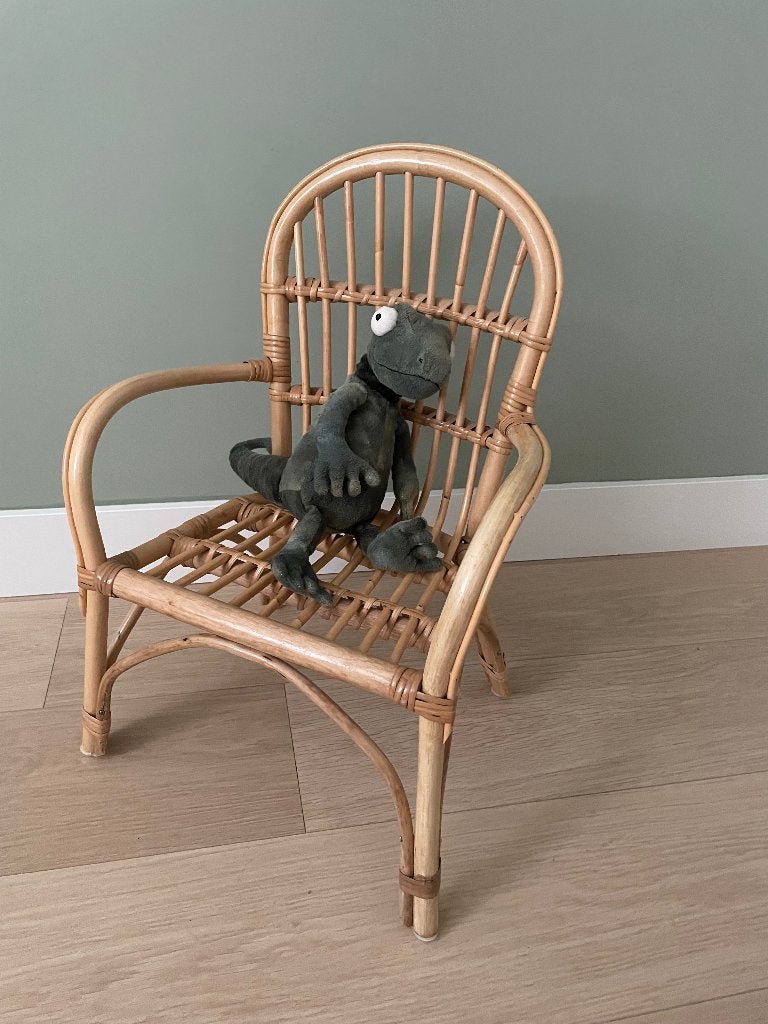 Rotan kinderstoeltje, Kinderen en Baby's, Kinderstoelen, Ophalen, Zo goed als nieuw, Overige typen