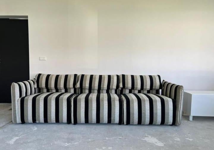 Module bank, Ophalen, 75 tot 100 cm, Zo goed als nieuw, Rechte bank