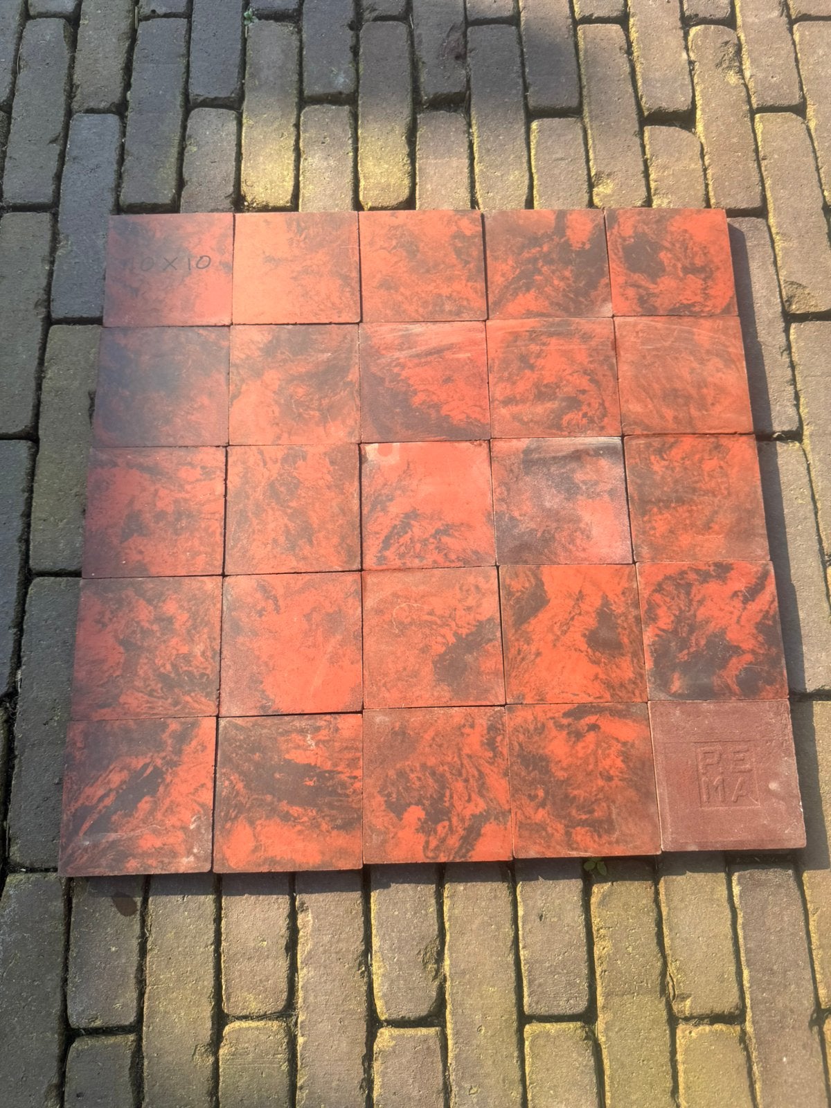 Retro/vintage/ Alfred Regout Maastricht (REMA), Doe-het-zelf en Verbouw, Vloerdelen en Plavuizen, Ophalen, Steen of Klei, Overige typen