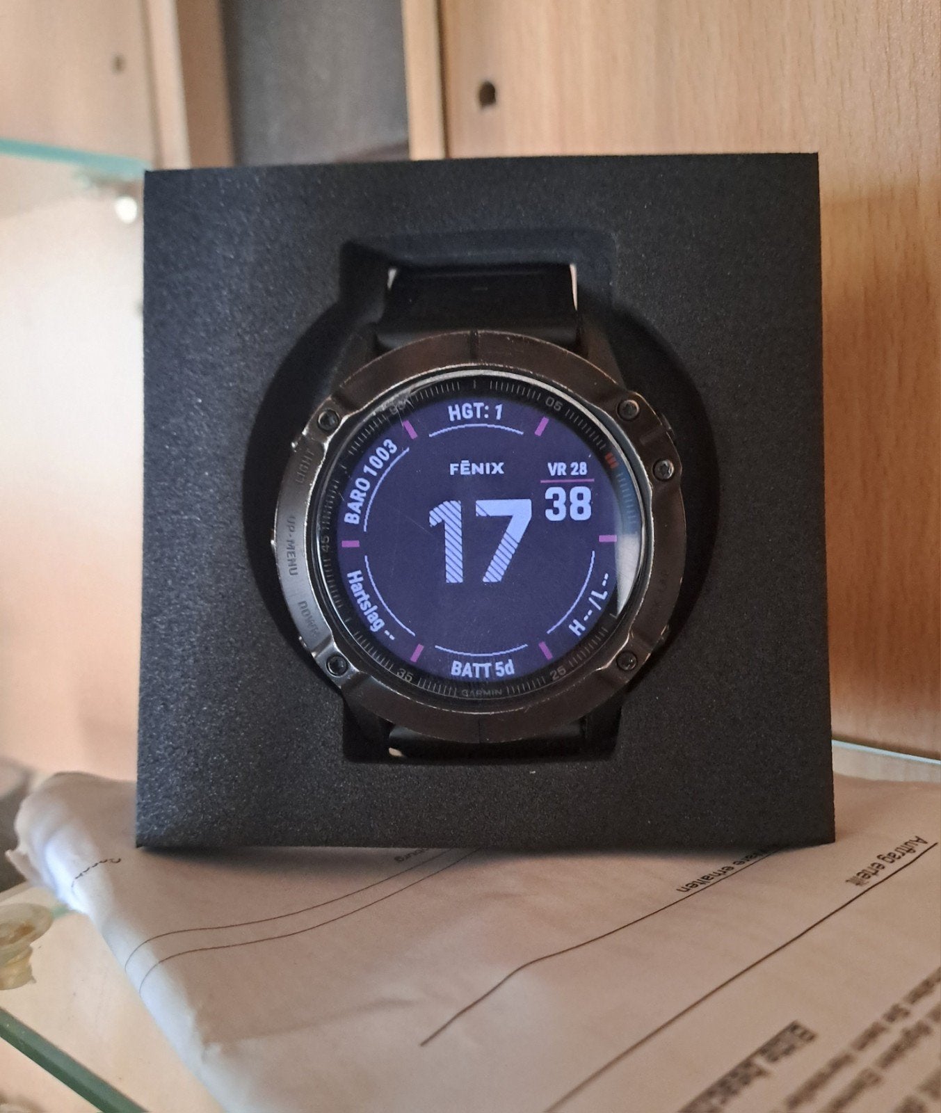garmin fenix 6x pro, Ophalen of Verzenden, Zo goed als nieuw, Zwart, Android
