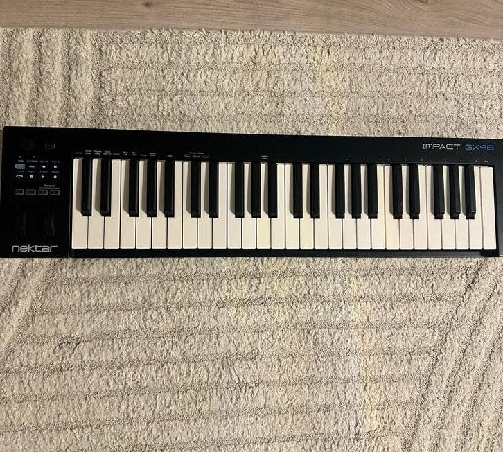 Nektar Impact GX49 MIDI Keyboard Controller, Zo goed als nieuw, Aanslaggevoelig, Ophalen, 49 toetsen