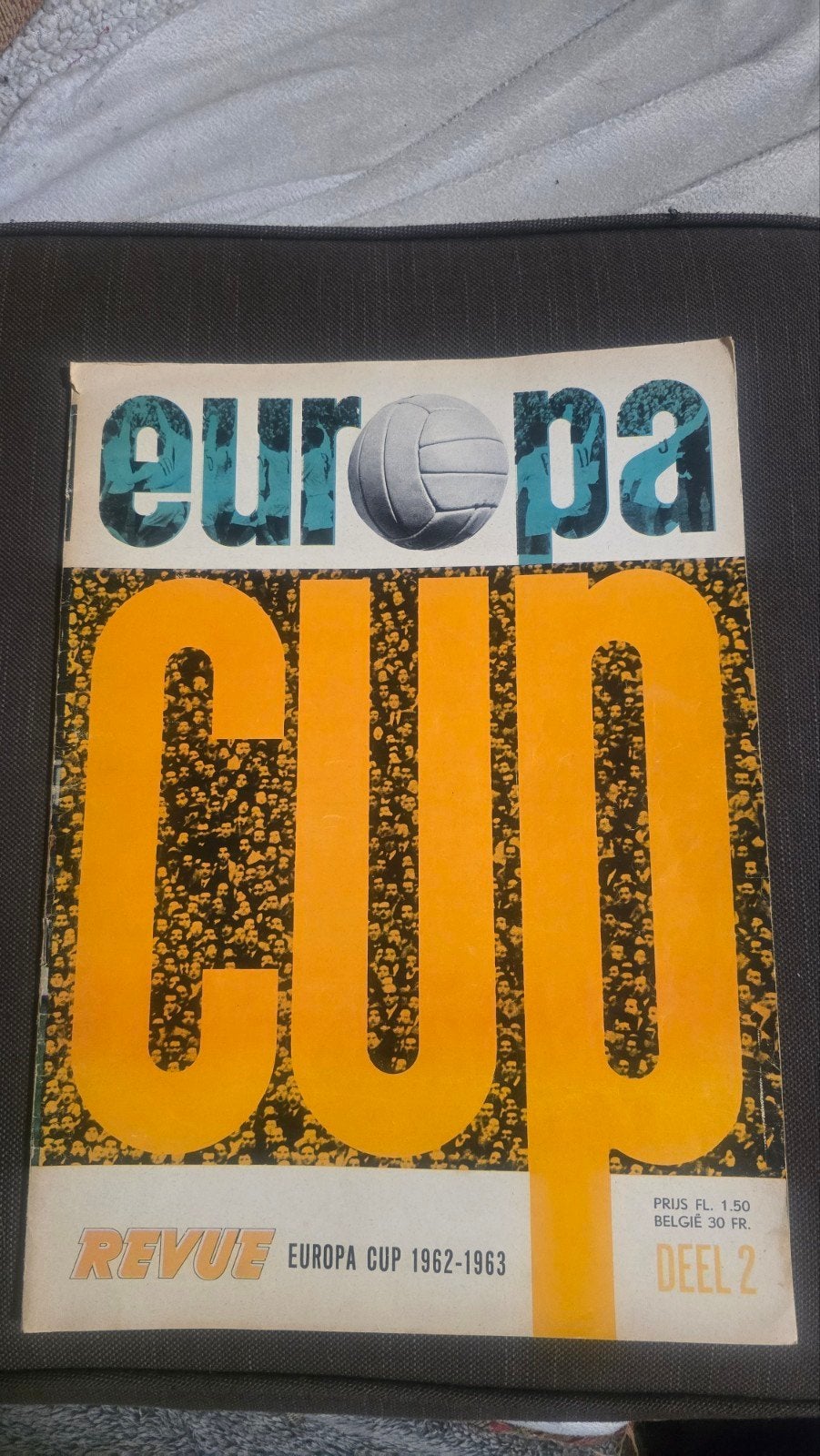 Europa Cup Revue 1962-1963 Deel 2 Voetbal Magazine, Ophalen of Verzenden