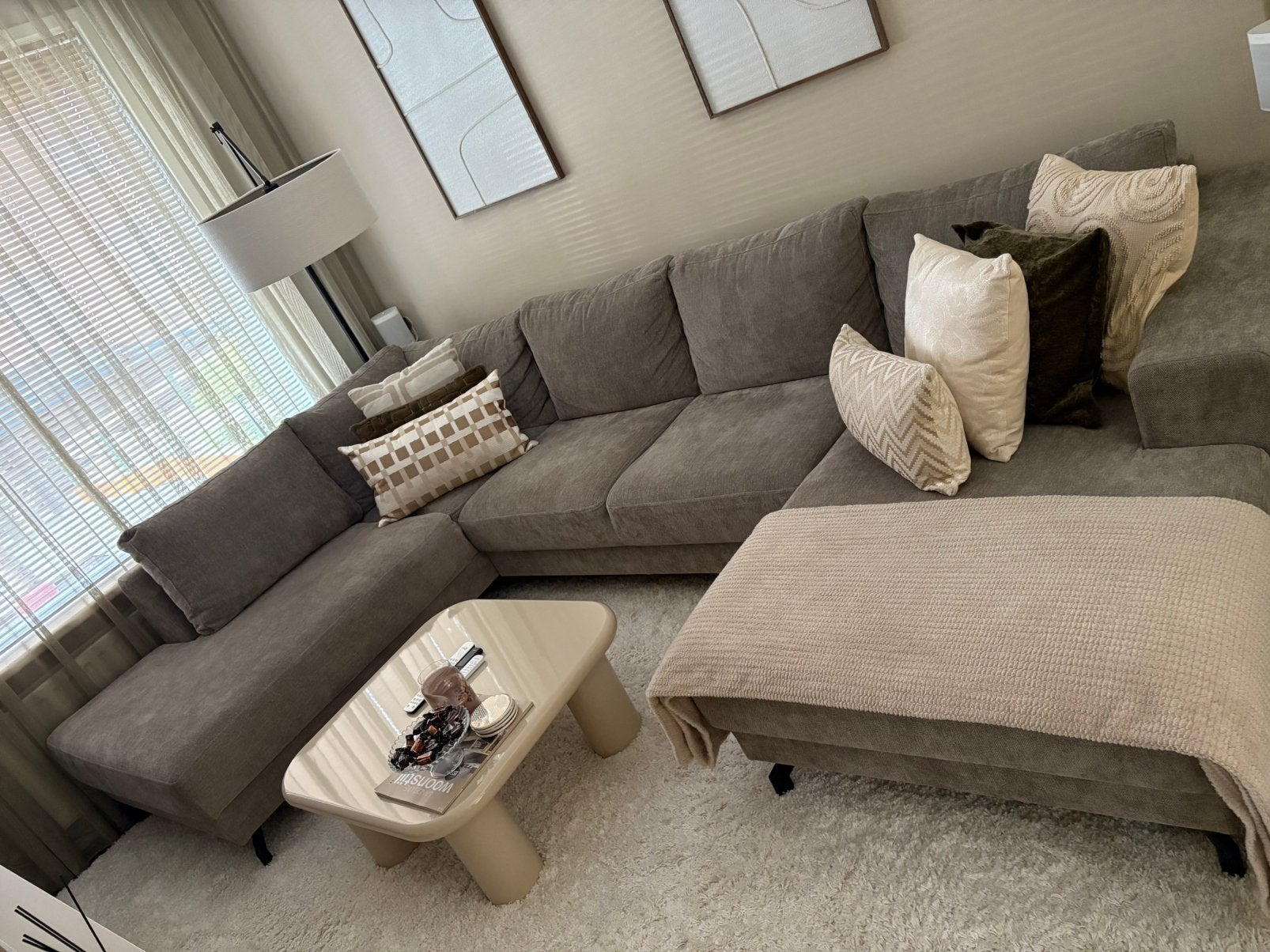 Loungebank, Huis en Inrichting, Ophalen, Zo goed als nieuw, Stof, Lounge