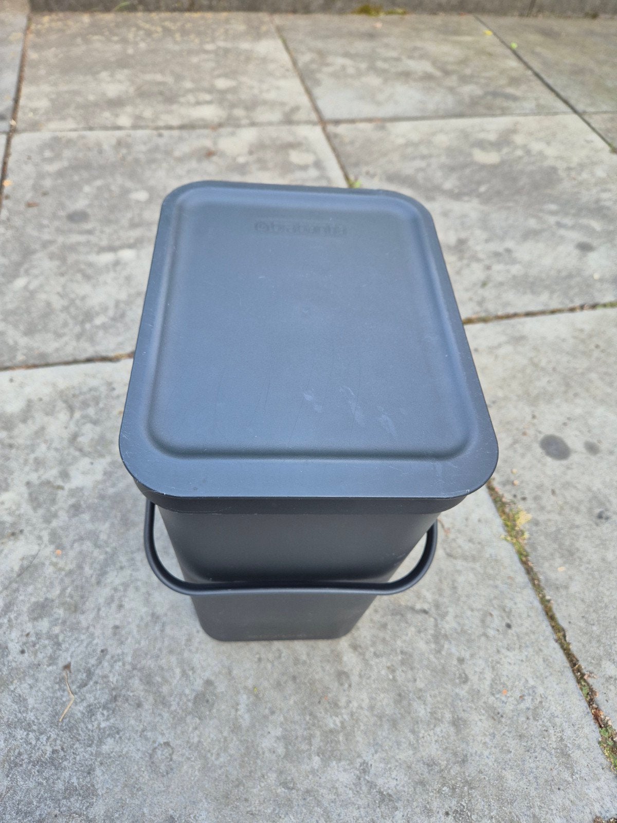 Brabantia Sort & Go Prullenbak - 12 liter - Dark Grey, Ophalen, Kunststof, Zo goed als nieuw, 5 – 50