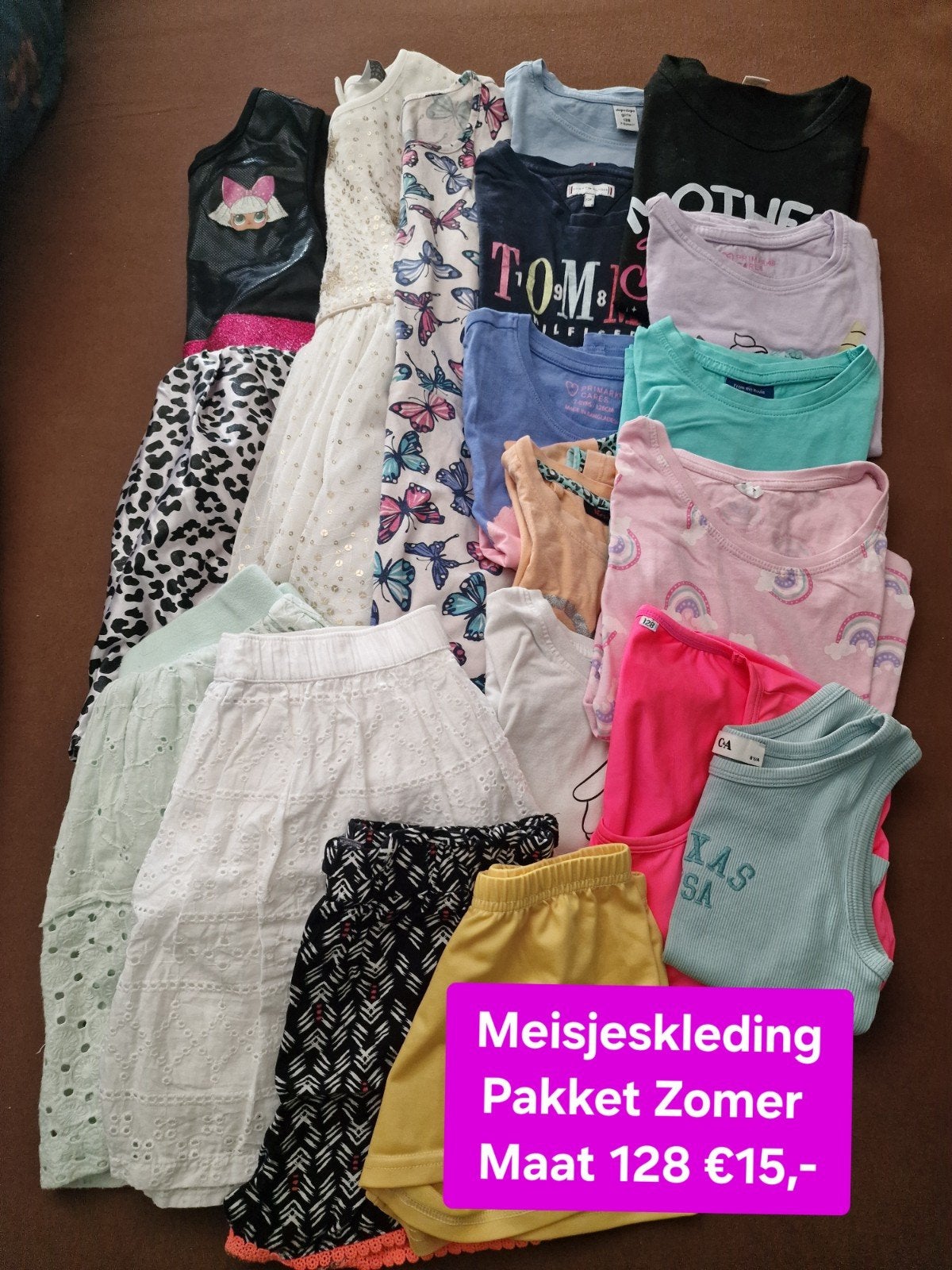 Meisjeskleding Pakket 128, Kinderen en Baby's, Kinderkleding | Kinder-kledingpakketten, Ophalen of Verzenden, Zo goed als nieuw