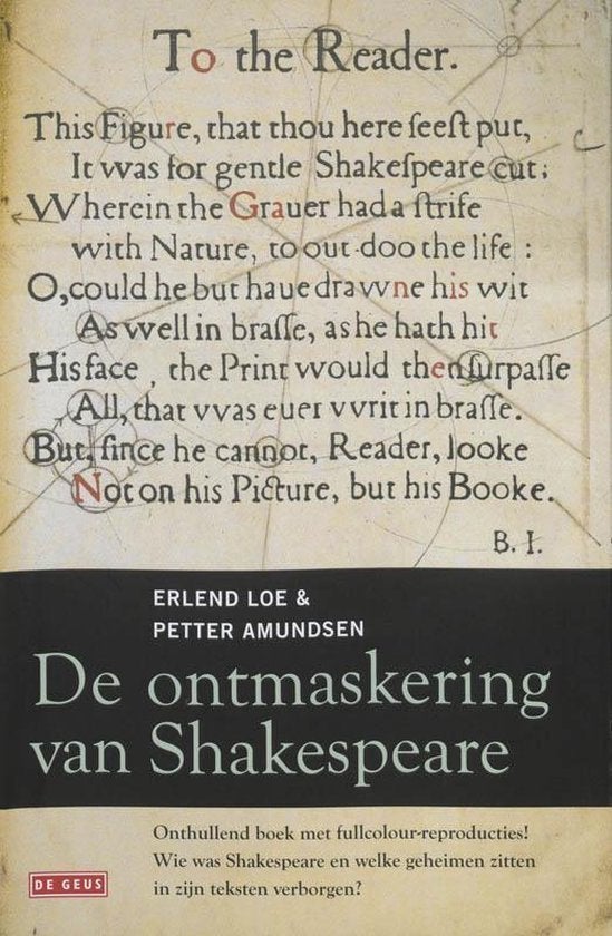 De ontmaskering van Shakespeare - Erlend Loe/Peter Amundsen, Ophalen of Verzenden, Gelezen