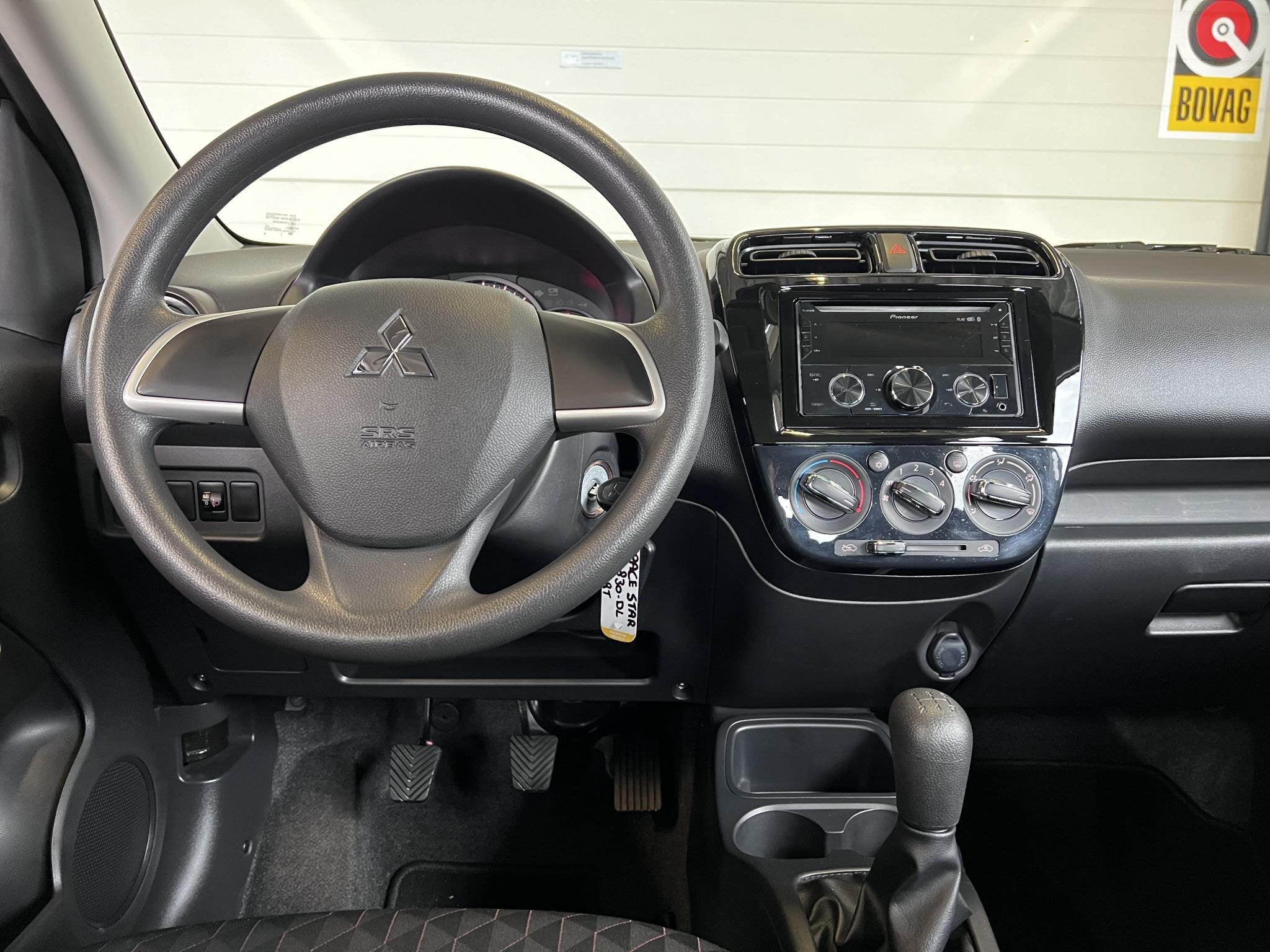 Mitsubishi Space Star 1.2 Cool+ | 14" LMV | Airco | DAB | Al, Voorwielaandrijving, 12 maanden, Gebruikt, Zwart