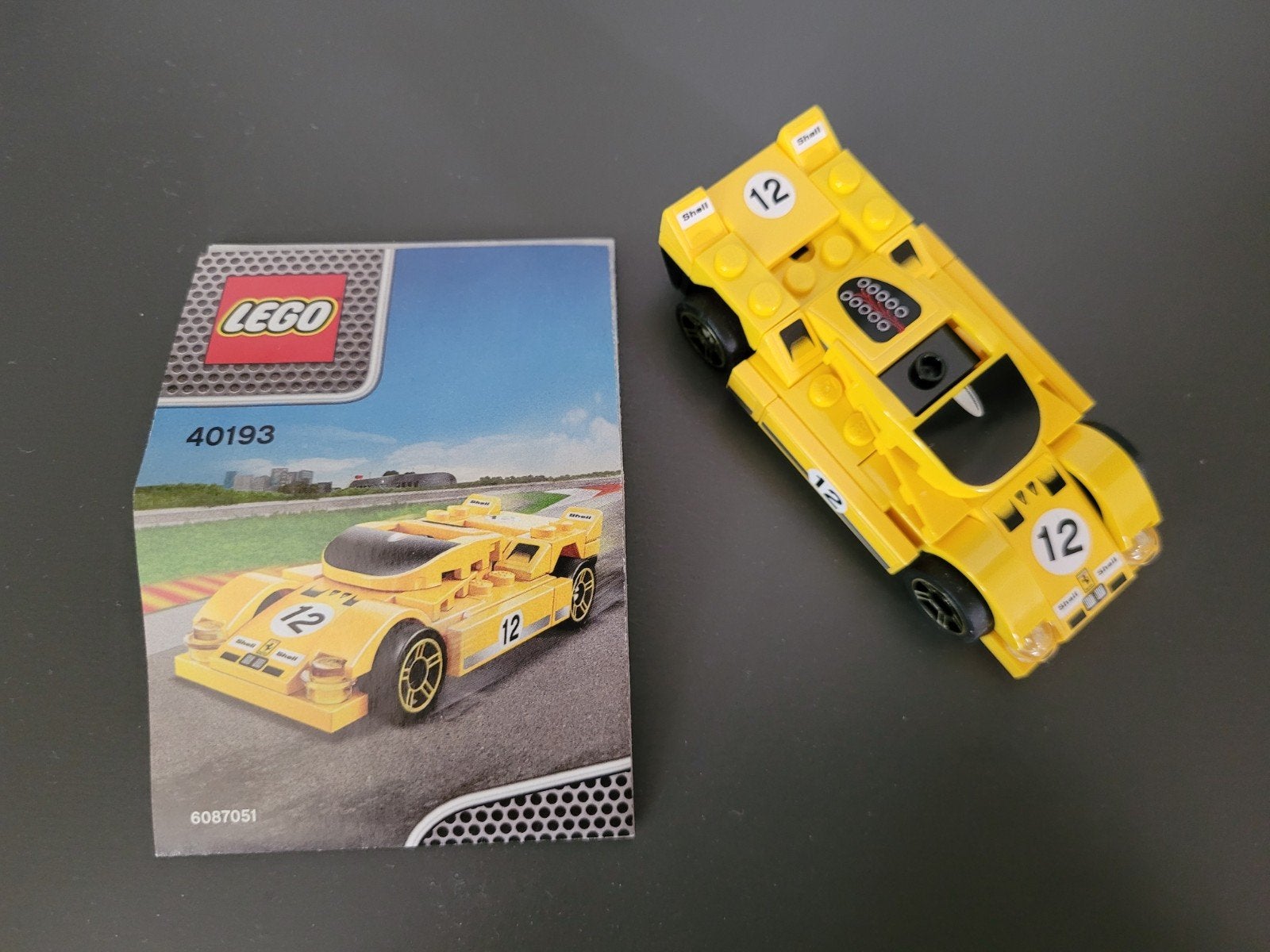 Lego 40193 Shell Ferrari 512 S racewagen raceauto sportauto, Lego, Ophalen of Verzenden, Zo goed als nieuw, Racers