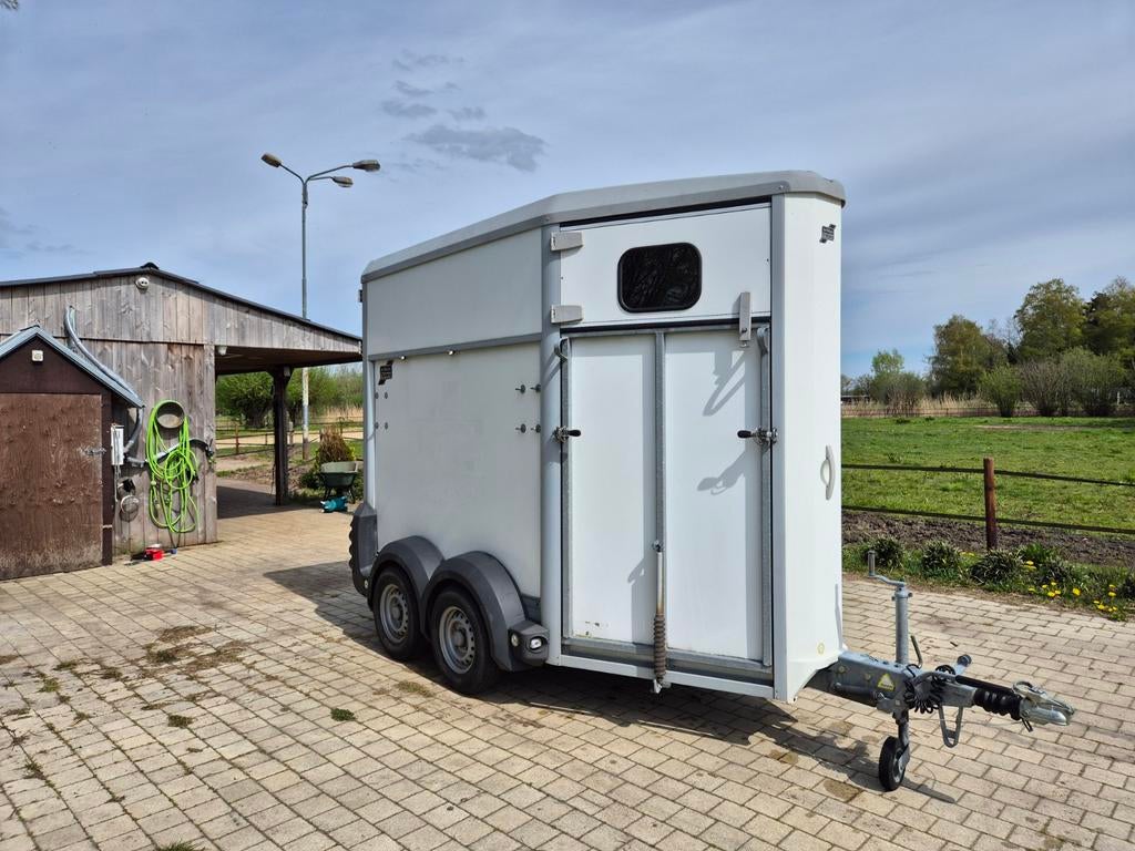 Ifor Williams HB403 2013 (vooruitloop + zadelkast), Ophalen, Gebruikt, Aluminium, 1½-paards trailer
