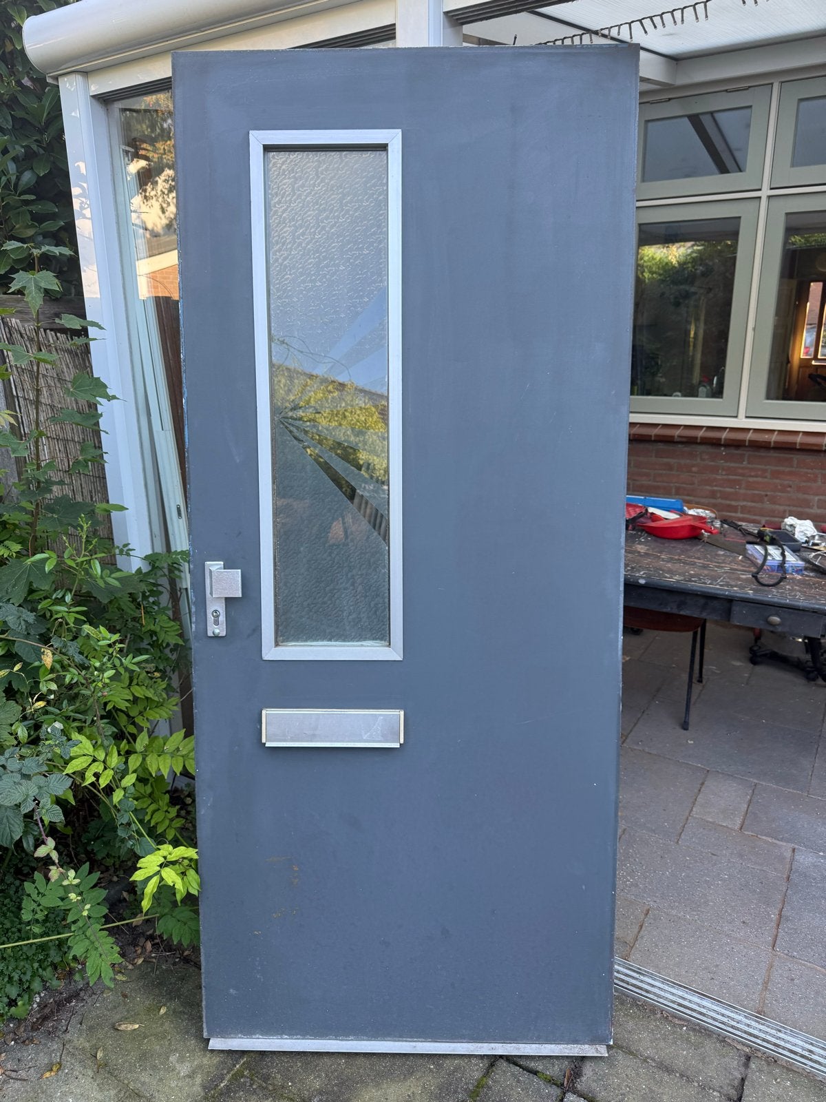 Voordeur linksdraaiend, Ophalen, Gebruikt, 80 tot 100 cm, Buitendeur