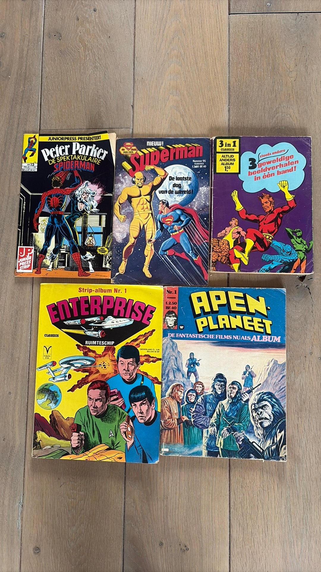 Oude stripboeken, Meerdere comics, Ophalen of Verzenden, Zo goed als nieuw, Europa