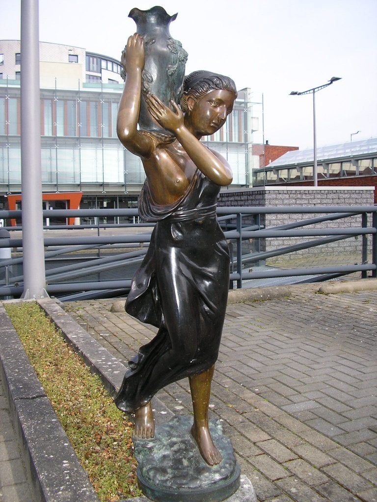 GROOT XXL BRONZEN BEELD, Ophalen, Brons