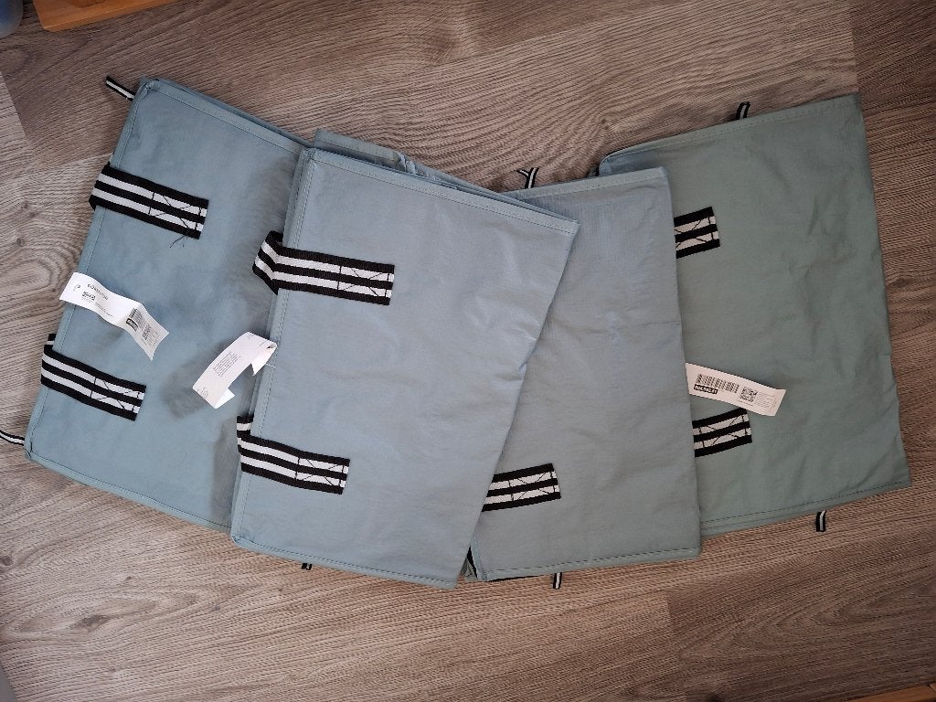 4x IKEA GÖRSNYGG reistas, Ophalen, 30 cm of meer, Blauw, Nieuw