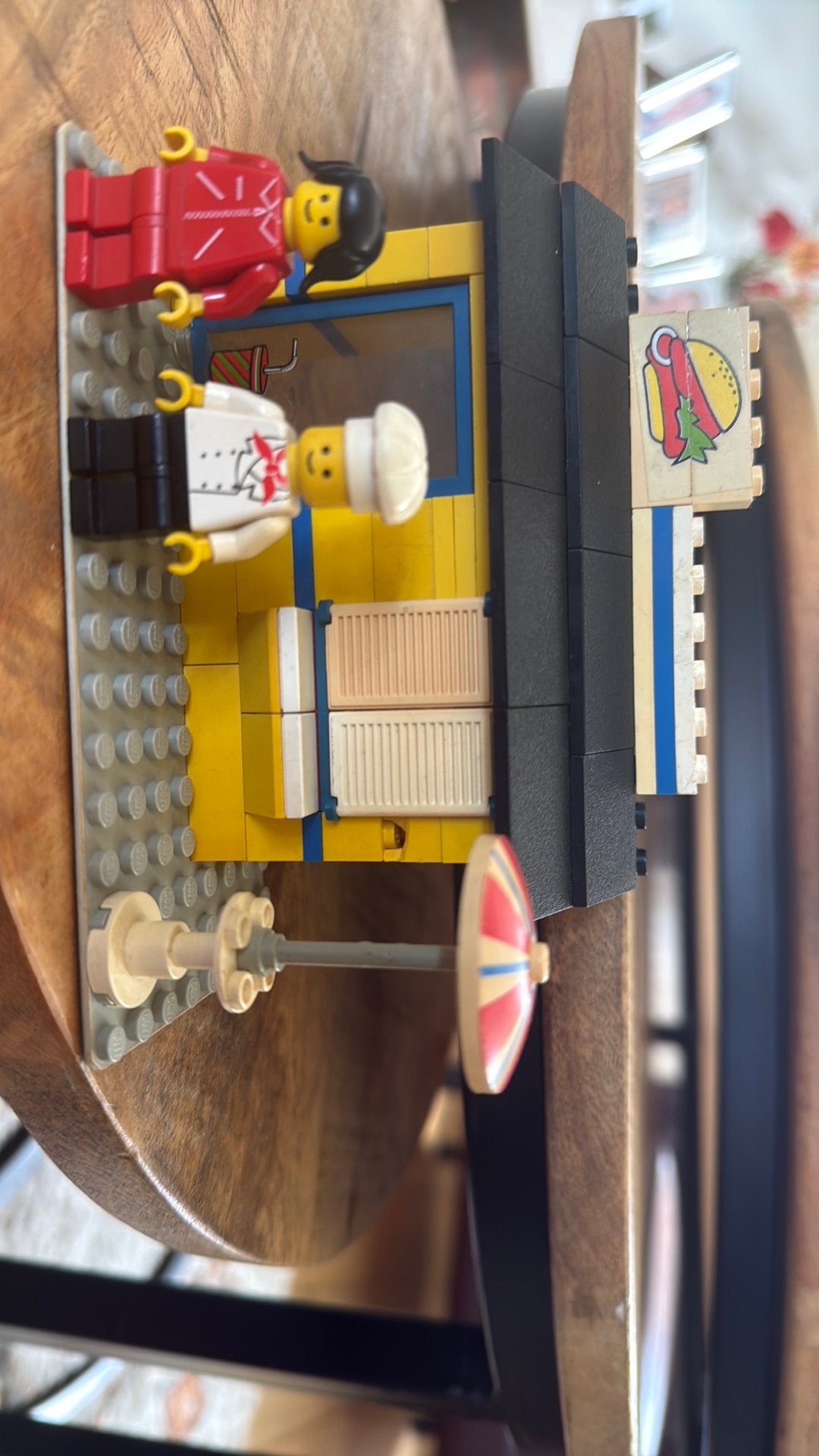 Lego 6683-1 Hamburger stand - 1983, Ophalen of Verzenden, Gebruikt, 50 tot 100 cm, Minder dan 100 cm