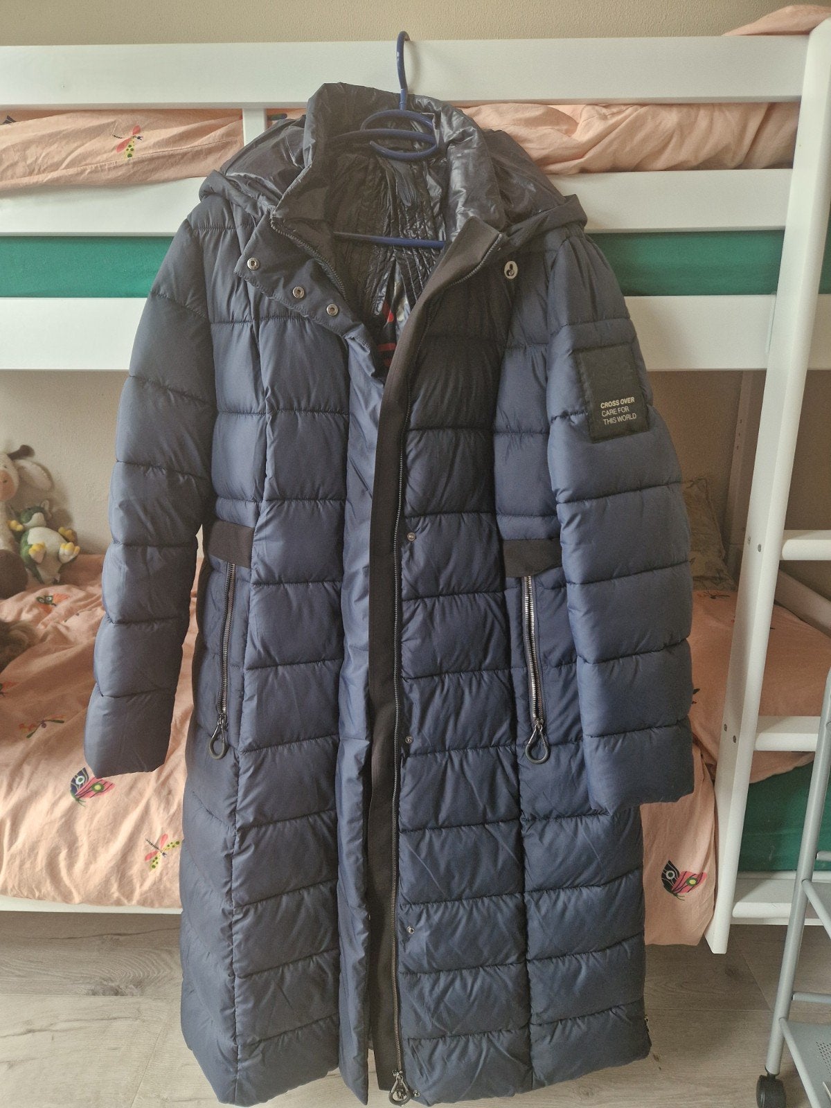 Betty Barclay lange winterjas gerecycled materiaal maat 46, Kleding | Dames, Jassen | Winter, Blauw, Maat 46/48 (XL) of groter