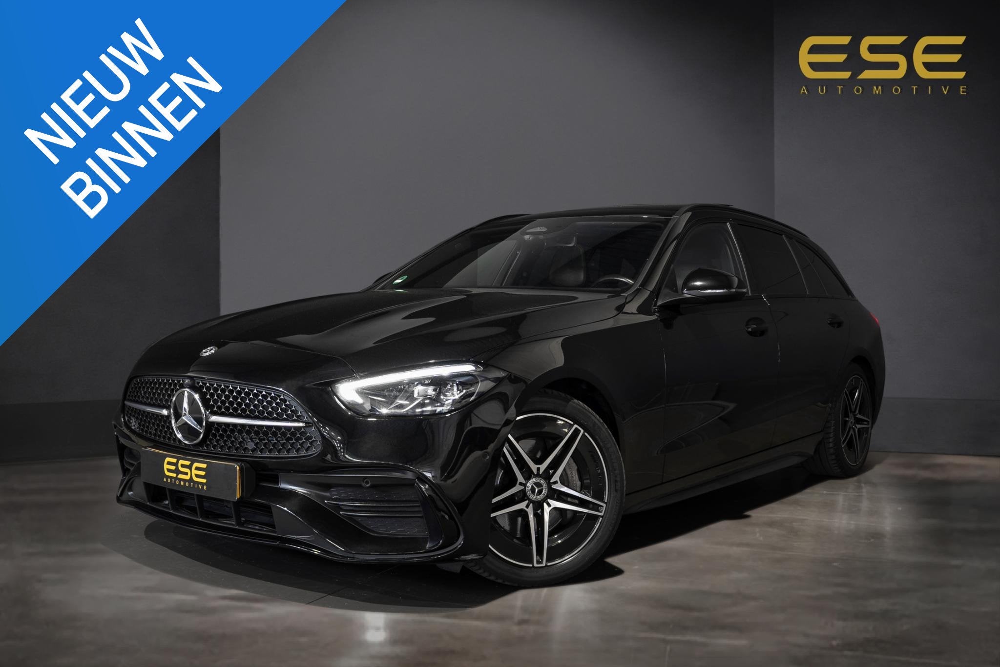Mercedes-Benz C-klasse Estate 200 d AMG Line | Panorama | Tr, Auto's, Automaat, Achterwielaandrijving, Diesel, Te koop