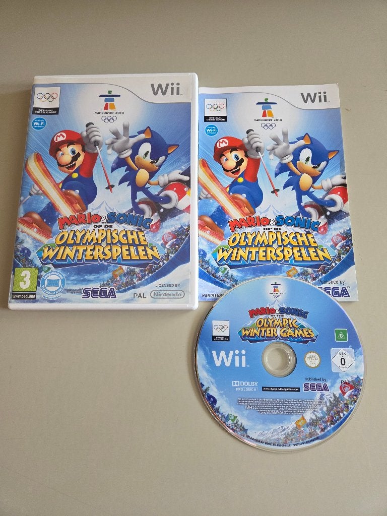Mario & Sonic op de Olympische Winterspelen (compleet), Ophalen of Verzenden, Zo goed als nieuw, Sport, 3 spelers of meer